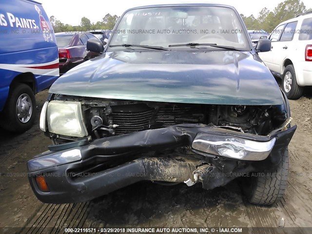4TASN92N8XZ513148 - 1999 TOYOTA TACOMA XTRACAB PRERUNNER მწვანე ფოტო 6