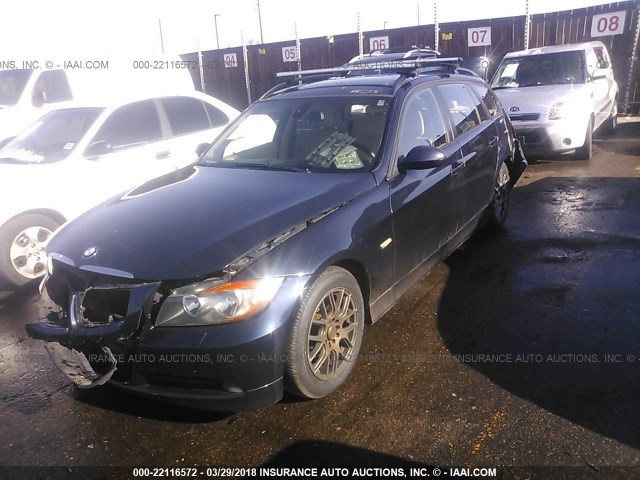 WBAVT13506KW23588 - 2006 BMW 325 XIT Dark Blue photo 2