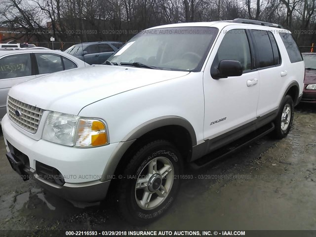 1FMZU74W42UA43900 - 2002 FORD EXPLORER EDDIE BAUER WHITE photo 2