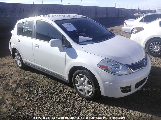 3N1BC1CP7BL499418 - 2011 NISSAN VERSA S/SL WHITE photo 1