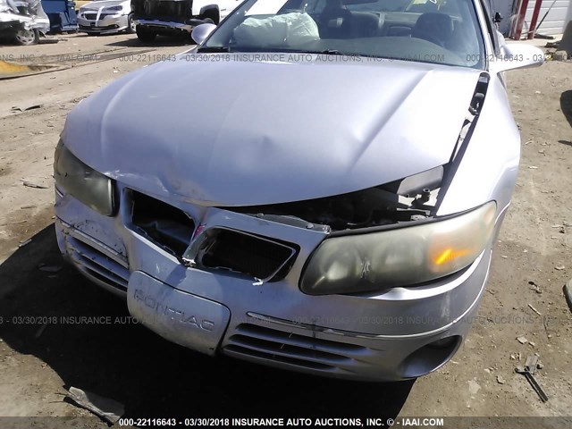 1G2HX54K414184168 - 2001 PONTIAC BONNEVILLE SE SILVER photo 6