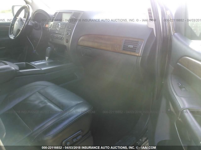 5N1BA08D58N617773 - 2008 NISSAN ARMADA SE/LE BLACK photo 5