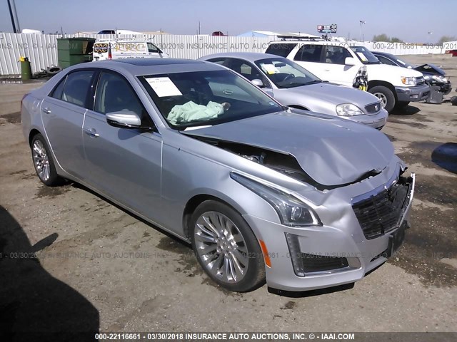 1G6AR5SX6E0193735 - 2014 CADILLAC CTS LUXURY COLLECTION SILVER photo 1