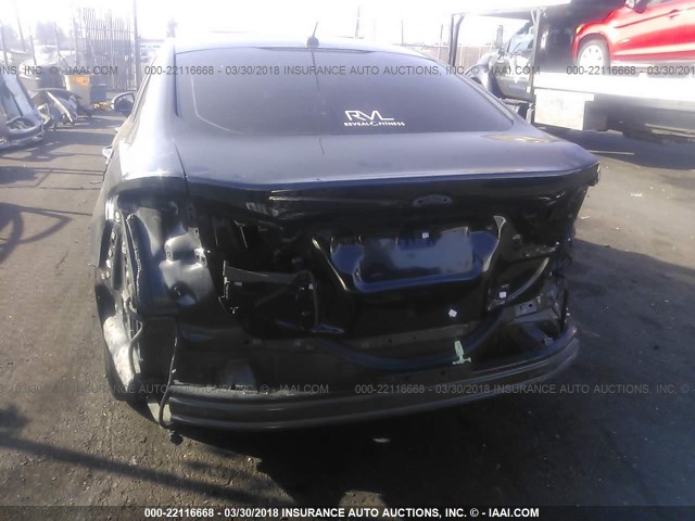 3FA6P0H92FR282276 - 2015 FORD FUSION SE BLACK photo 6