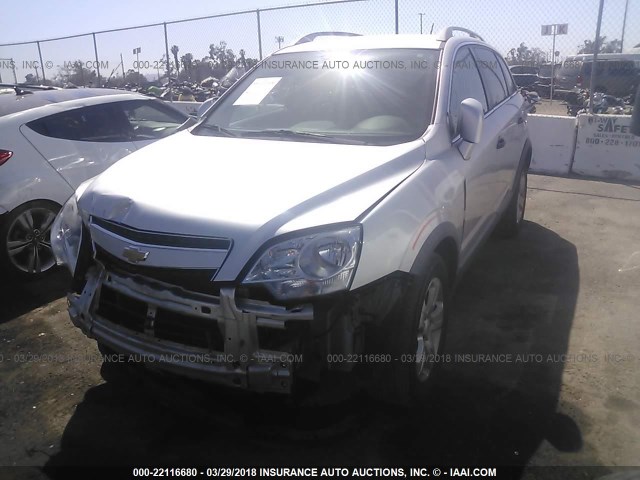 3GNAL2EK0DS623416 - 2013 CHEVROLET CAPTIVA LS SILVER photo 2