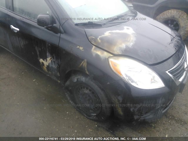 3N1CN7AP4DL876231 - 2013 NISSAN VERSA S/S PLUS/SV/SL BLACK photo 6