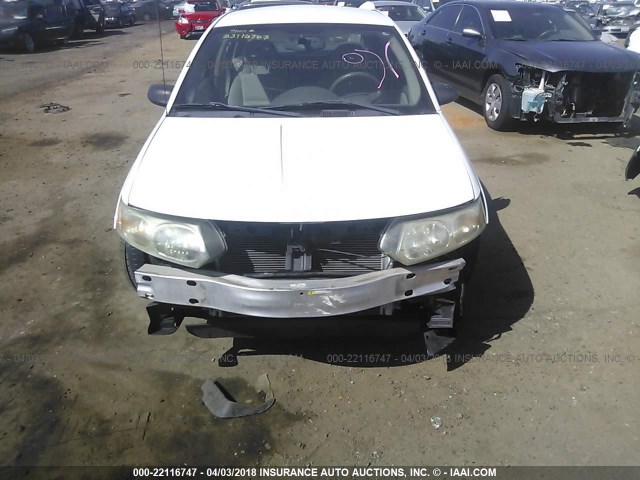 1G8AJ58F17Z118677 - 2007 SATURN ION LEVEL 2 WHITE photo 6