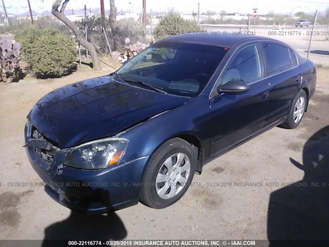 1N4AL11D36N401305 - 2006 NISSAN ALTIMA S/SL BLUE photo 2