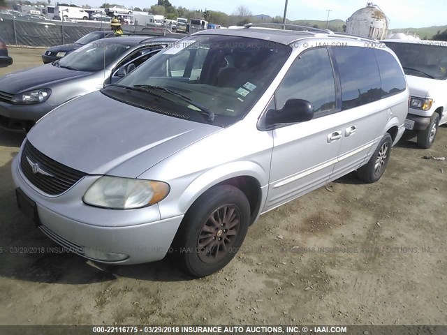 2C8GP64L43R278667 - 2003 CHRYSLER TOWN & COUNTRY LIMITED SILVER photo 2