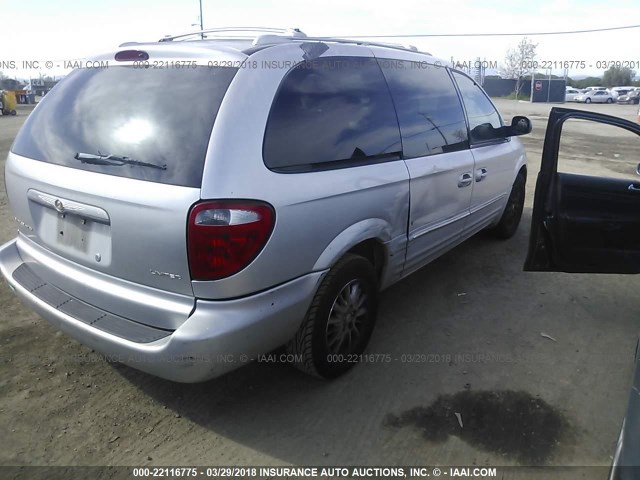 2C8GP64L43R278667 - 2003 CHRYSLER TOWN & COUNTRY LIMITED SILVER photo 4