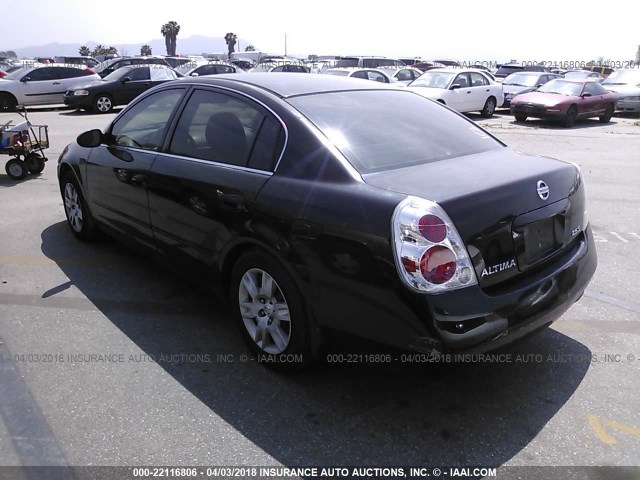 1N4AL11D56N390565 - 2006 NISSAN ALTIMA S/SL BLACK photo 3