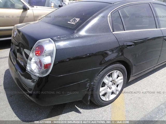 1N4AL11D56N390565 - 2006 NISSAN ALTIMA S/SL BLACK photo 6