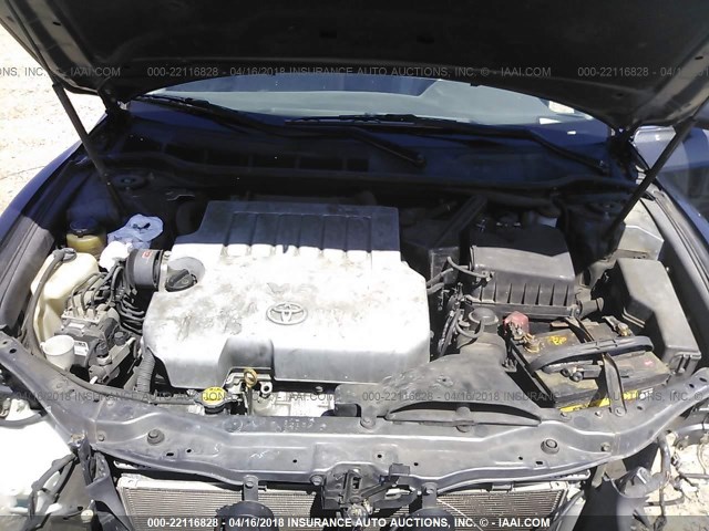 4T1BK3EK5AU098947 - 2010 TOYOTA CAMRY SE/LE/XLE Серый фото 10