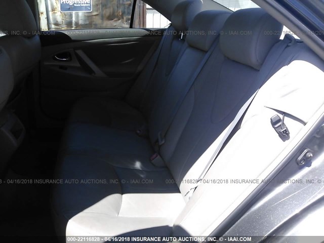 4T1BK3EK5AU098947 - 2010 TOYOTA CAMRY SE/LE/XLE Серый фото 8