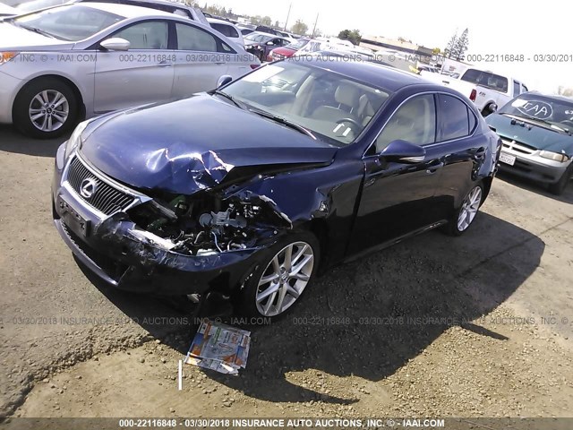 JTHCF5C20B5052206 - 2011 LEXUS IS 250 海军蓝 照片 2