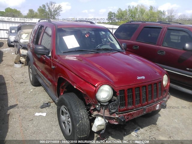 1J4GK48K27W507988 - 2007 JEEP LIBERTY SPORT RED photo 6