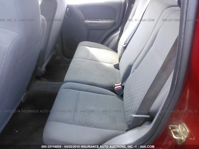 1J4GK48K27W507988 - 2007 JEEP LIBERTY SPORT 红色 照片 8