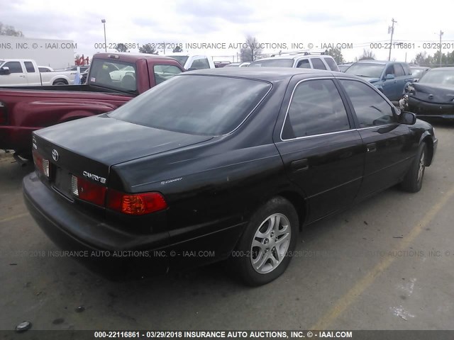4T1BG28K51U018389 - 2001 TOYOTA CAMRY CE/LE/XLE 黑色 照片 4