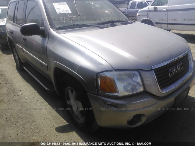 1GKDT13S522124773 - 2002 GMC ENVOY GRAY photo 1