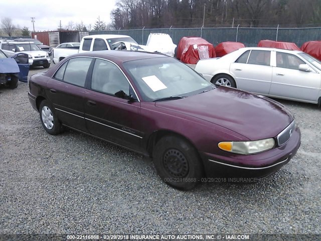 2G4WS52M8X1550722 - 1999 BUICK CENTURY CUSTOM MAROON photo 1