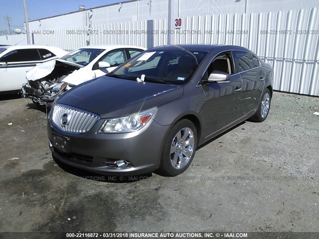1G4GE5ED7BF331503 - 2011 BUICK LACROSSE CXS BROWN photo 2