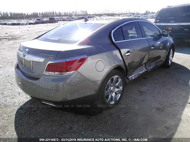 1G4GE5ED7BF331503 - 2011 BUICK LACROSSE CXS BROWN photo 4