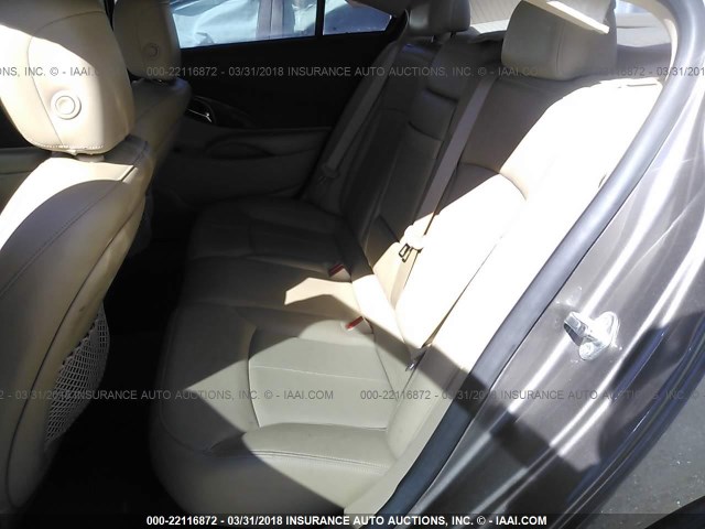 1G4GE5ED7BF331503 - 2011 BUICK LACROSSE CXS BROWN photo 8
