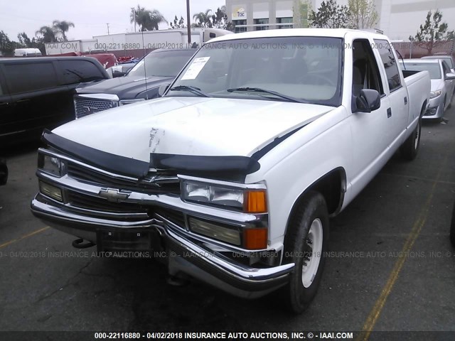 1GCGC33J4TF015288 - 1996 CHEVROLET GMT-400 C3500 WHITE photo 2