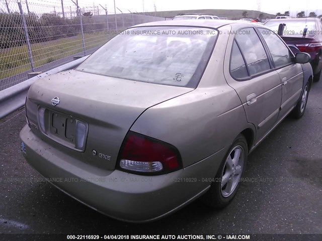 3N1CB51DXYL344961 - 2000 NISSAN SENTRA XE/GXE BROWN photo 4