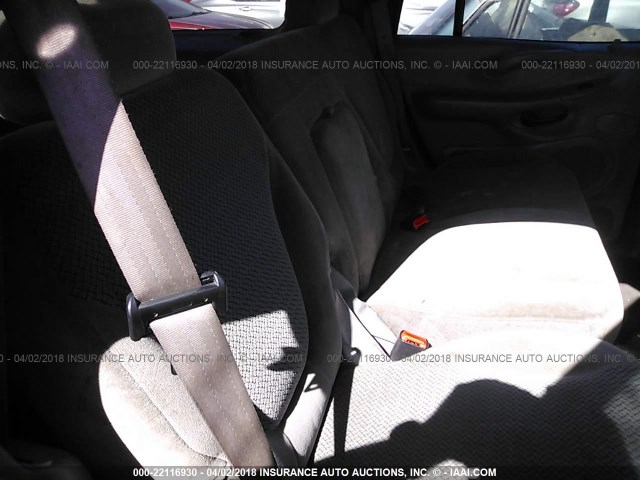 1FMRU1566YLA44329 - 2000 FORD EXPEDITION XLT ბურგუნდია ფოტო 8