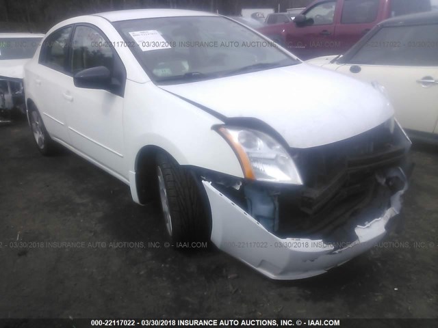 3N1AB61E88L648263 - 2008 NISSAN SENTRA 2.0/2.0S/2.0SL WHITE photo 1