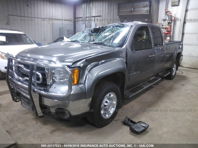 1GTHK33648F144657 - 2008 GMC SIERRA K3500 GRAY photo 2