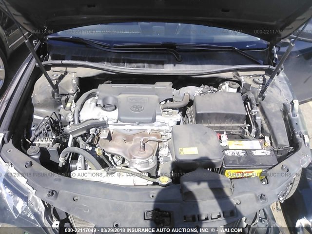 4T1BF1FK8DU708710 - 2013 TOYOTA CAMRY L/SE/LE/XLE 深蓝色 照片 10