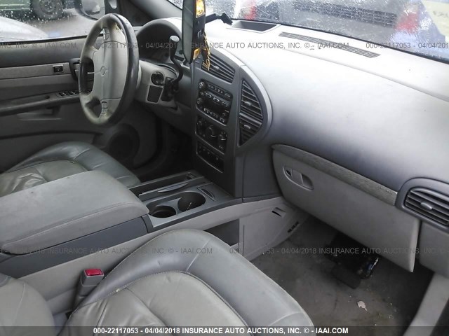 3G5DA03E62S521815 - 2002 BUICK RENDEZVOUS CX BLUE photo 5