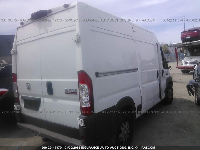 3C6TRVBG2FE509444 - 2015 RAM PROMASTER 1500 1500 HIGH WHITE photo 4