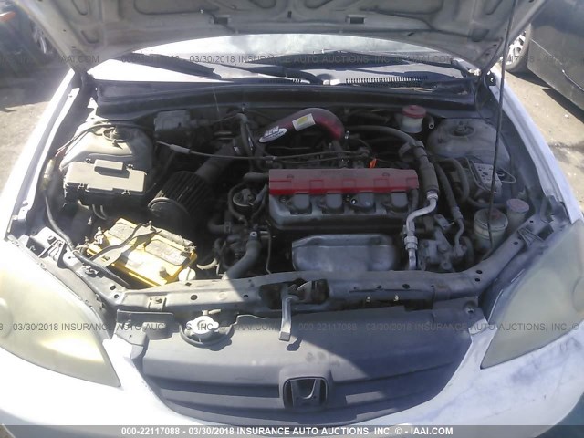 1HGEM22972L042251 - 2002 HONDA CIVIC EX თეთრი ფოტო 10