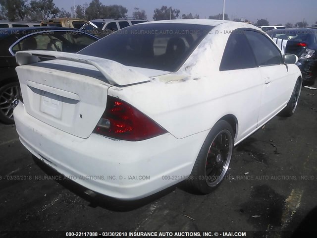 1HGEM22972L042251 - 2002 HONDA CIVIC EX თეთრი ფოტო 4