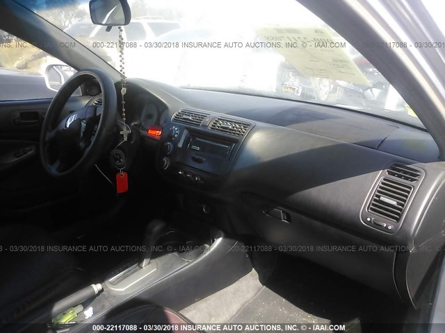 1HGEM22972L042251 - 2002 HONDA CIVIC EX თეთრი ფოტო 5