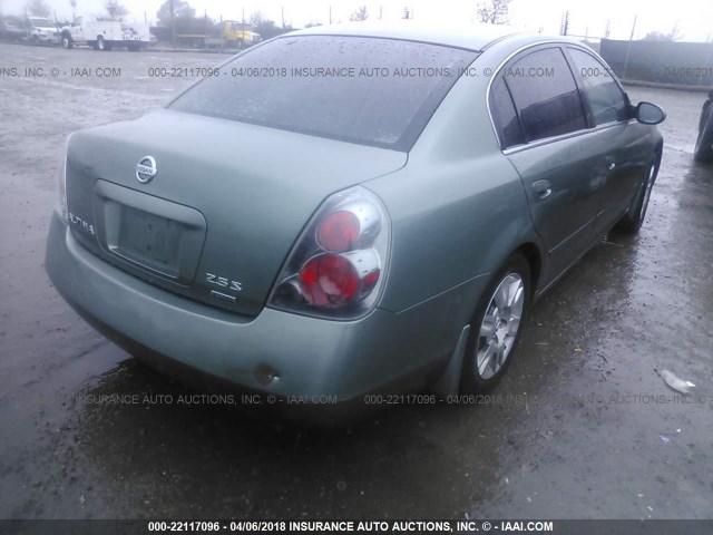 1N4AL11D96N449813 - 2006 NISSAN ALTIMA S/SL GREEN photo 4