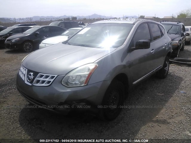 JN8AS5MT4BW575657 - 2011 NISSAN ROGUE S/SV/KROM GRAY photo 2