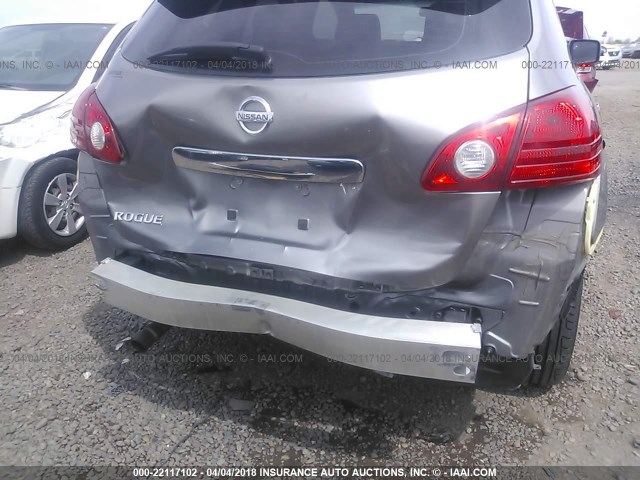 JN8AS5MT4BW575657 - 2011 NISSAN ROGUE S/SV/KROM GRAY photo 6