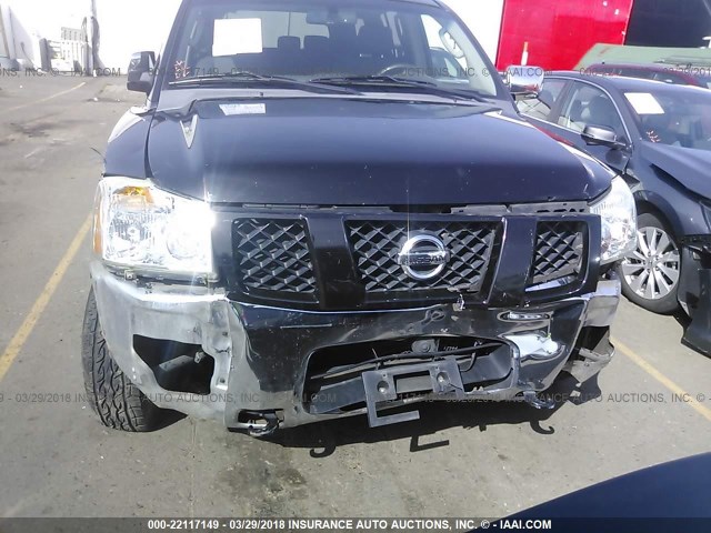 5N1AA08B46N730010 - 2006 NISSAN ARMADA SE/LE BLACK photo 6