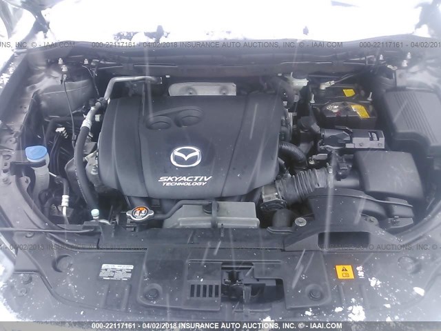 JM3KE4CYXF0494080 - 2015 MAZDA CX-5 TOURING GRAY photo 10