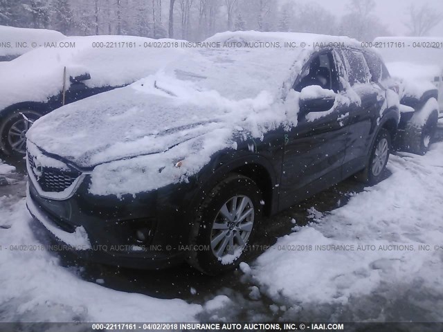 JM3KE4CYXF0494080 - 2015 MAZDA CX-5 TOURING GRAY photo 2