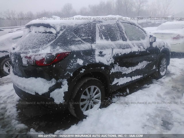 JM3KE4CYXF0494080 - 2015 MAZDA CX-5 TOURING GRAY photo 4
