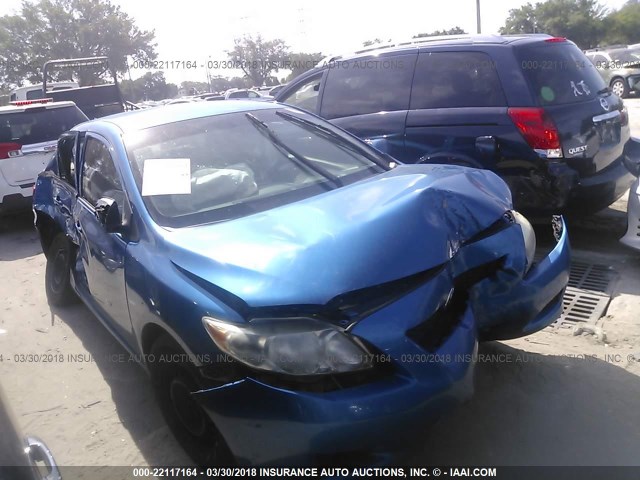 2T1BU4EE3AC520063 - 2010 TOYOTA COROLLA S/LE/XLE BLUE photo 1