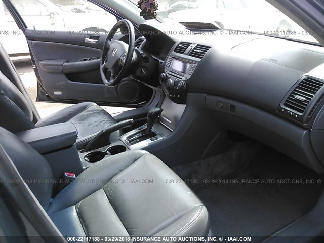 1HGCM665X6A039965 - 2006 HONDA ACCORD EX GRAY photo 5