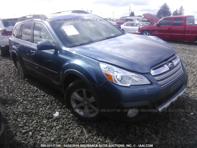 4S4BRBPC3D3261844 - 2013 SUBARU OUTBACK 2.5I LIMITED BLUE photo 1