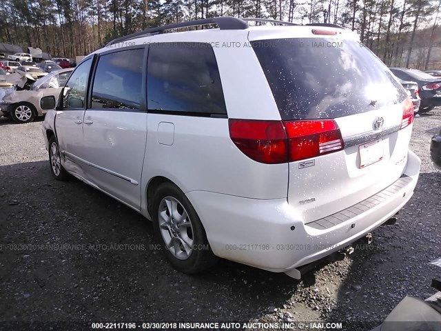 5TDZA22C94S177401 - 2004 TOYOTA SIENNA XLE/XLE LIMITED WHITE photo 3