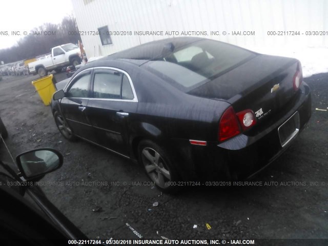 1G1ZC5E00CF188601 - 2012 CHEVROLET MALIBU 1LT 黑色 照片 3
